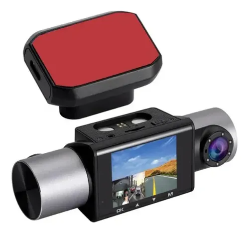 Câmera Veicular Lelong LE-6814 Full HD 1080p – 3 em 1, Visão Noturna e À Prova D’água